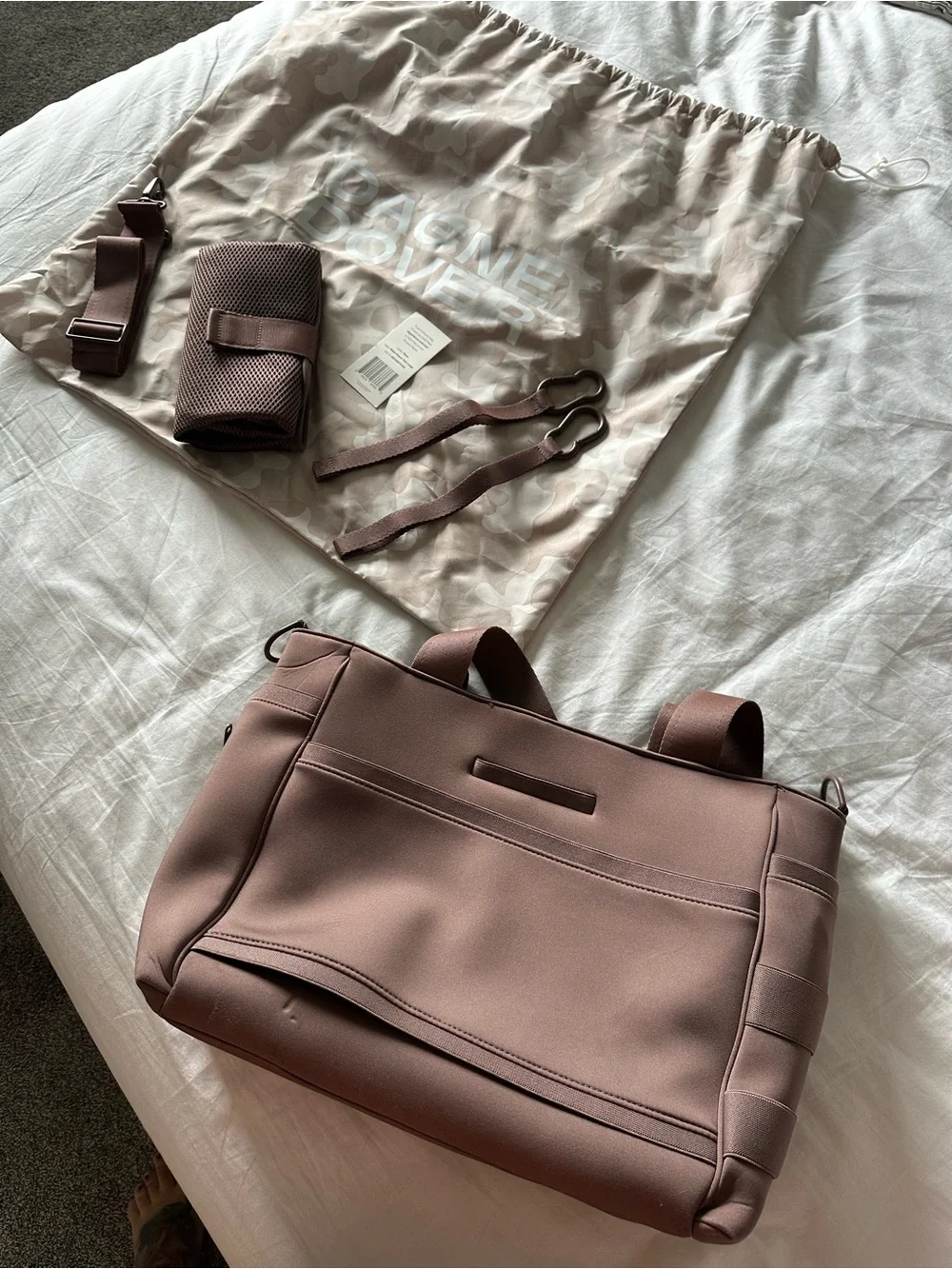 Dagne Dover Wade Neoprene Tote — Dune